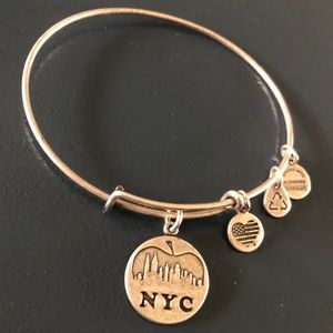 Alex & Ani NYC Skyline Bangle - silver